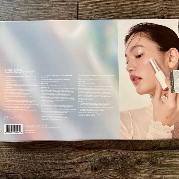 Hince Glass Skin Makeup Gift Set – Radiance Balm + Lip Glow + Pouch new sealed​ - Picture 9 of 11